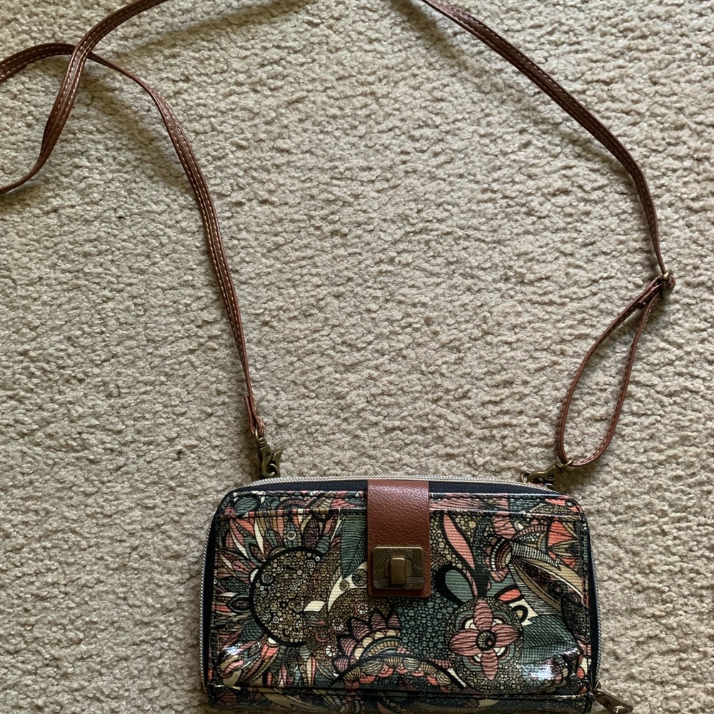 Sakroota Floral Crossbody Bag - Multicolor